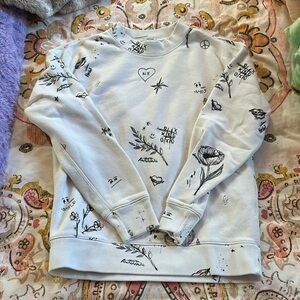 Graphic Crew Neck Sweatshirt